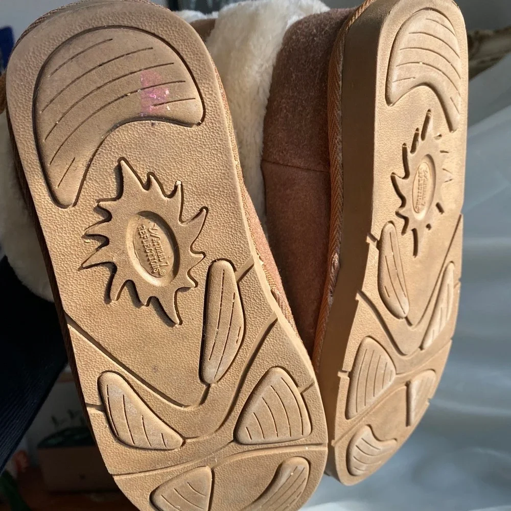 Suede Shearling Tan Winter Boots 7 Nordic Cabin Boho‎ Heritage Mountain Gorpcore